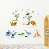 Wild Jungle Animals Wall Stickers