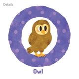 Watercolour Animal Alphabet Wall Stickers (Small)