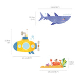 Sea Adventure Wall Stickers (Medium)