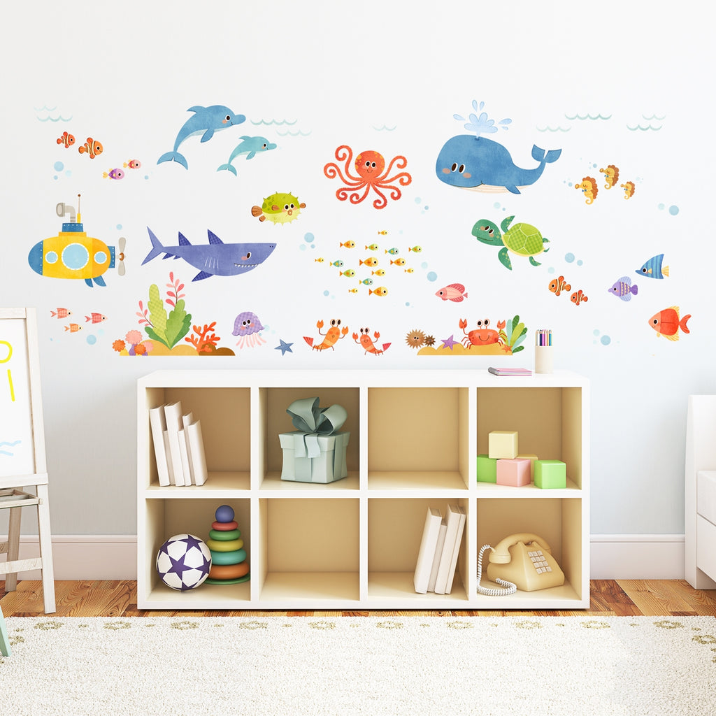 Sea Adventure Wall Stickers (Medium)
