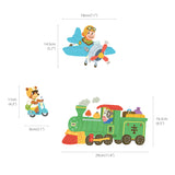 Animal Transports Wall Stickers