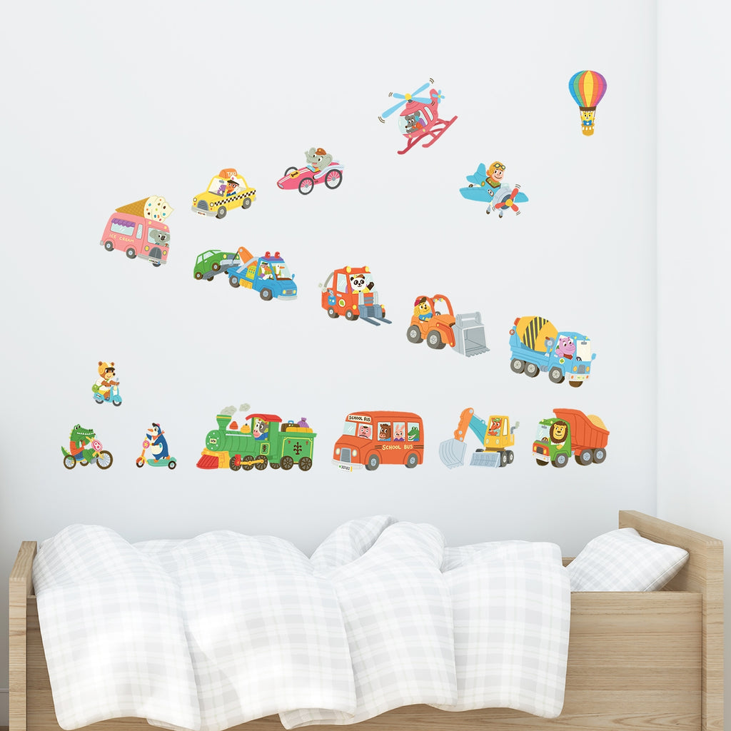 Animal Transports Wall Stickers