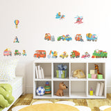 Animal Transports Wall Stickers