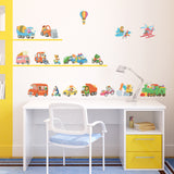 Animal Transports Wall Stickers