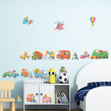 Animal Transports Wall Stickers