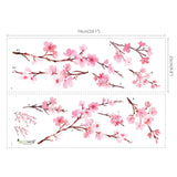 Watercolor Cherry Blossoms Wall Stickers