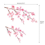 Watercolor Cherry Blossoms Wall Stickers