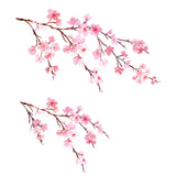 Watercolor Cherry Blossoms Wall Stickers