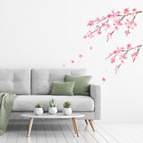 Watercolor Cherry Blossoms Wall Stickers