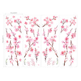 Watercolor Cherry Blossoms Wall Stickers