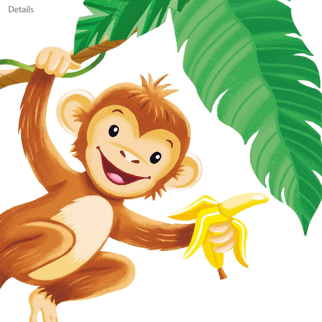 Monkeys In Jungle Wall Stickers - DECOWALL
