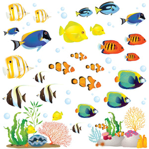Coral Reef Fish Wall Stickers (Small)