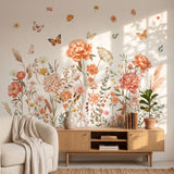 Boho Large Flowers Wall Stickers (SG2-2507)