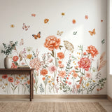 Boho Large Flowers Wall Stickers (SG2-2507)