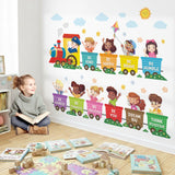 Train, Child and quote Wall Stickers