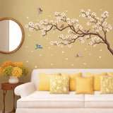 White Cherry Blossom Wall Stickers (SG2-2509)