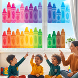Colour Crayon Window Clings (CDS9-9007)