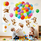 Balloons and Monkeys Wall Stickers (SG2-2202)