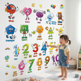 Shape and Number Wall Stickers (DS9-8095)
