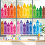 Colour Crayon Window Clings (CDS9-9007)
