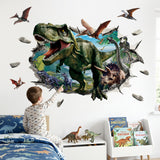 3D Dinosaur Wall Stickers