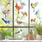 Garden Birds Window Clings Stickers