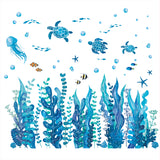 Seaweed and Sea creatures Wall Stickers