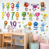 Shape and Number Wall Stickers