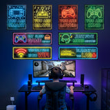 DECOWALL Neon Gaming Posters Wall Stickers (SG2-2602)