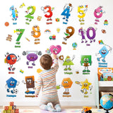 Shape and Number Wall Stickers (DS9-8095)