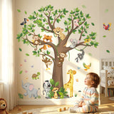 Large Tree Jungle Animals Wall Stickers (SG4-2504)