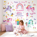 Unicorns and Fairies Wall Stickers