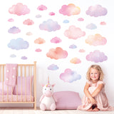 Pastel Cloud Wall Stickers