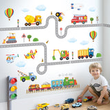 Construction Transportation on the Road Wall Stickers (SG2-2107)