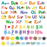 Alphabet Numbers Colours Weather Wall Stickers