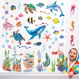 Sea animals Window Clings Stickers