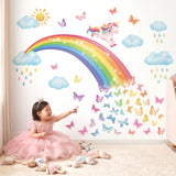 Unicorn Rainbow Wall Stickers (SG2-2309)