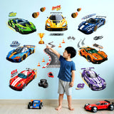 DECOWALL Racing Car Wall Stickers(SG2-2609)