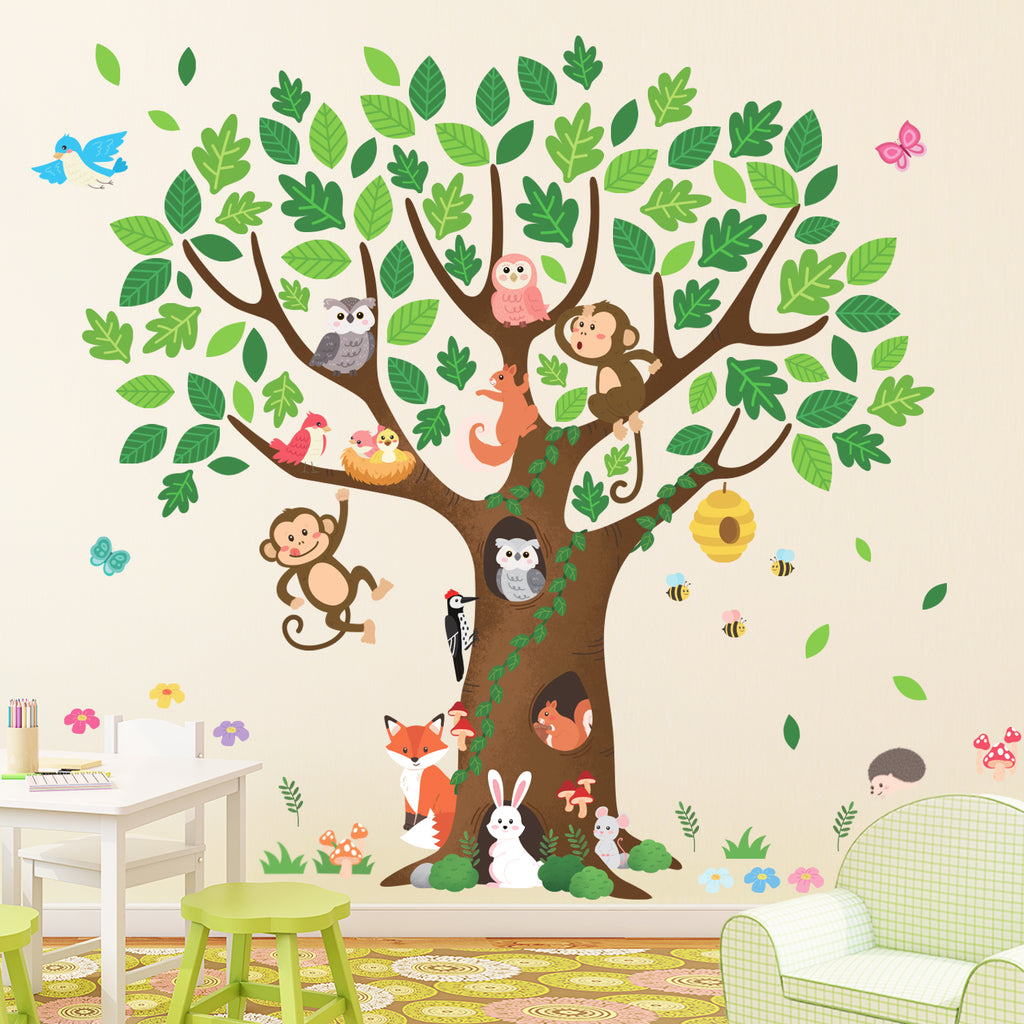 Tree Stickering Giant Tree Wall Stickers – DECOWALL