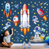 Rockets and Astronauts Wall Stickers
