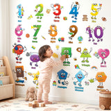 Shape and Number Wall Stickers (DS9-8095)