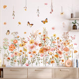 Boho Small Flowers Wall Stickers