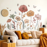 Boho flowers Wall Stickers