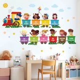 Train, Child and quote Wall Stickers