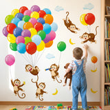 Balloons and Monkeys Wall Stickers (SG2-2202)