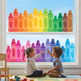Colour Crayon Window Clings (CDS9-9007)