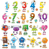 Shape and Number Wall Stickers (DS9-8095)