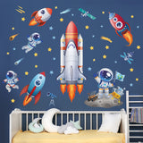 Rockets and Astronauts Wall Stickers