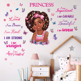 Black girl magic Wall Stickers