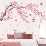 Flower tree and Cage Wall Stickers